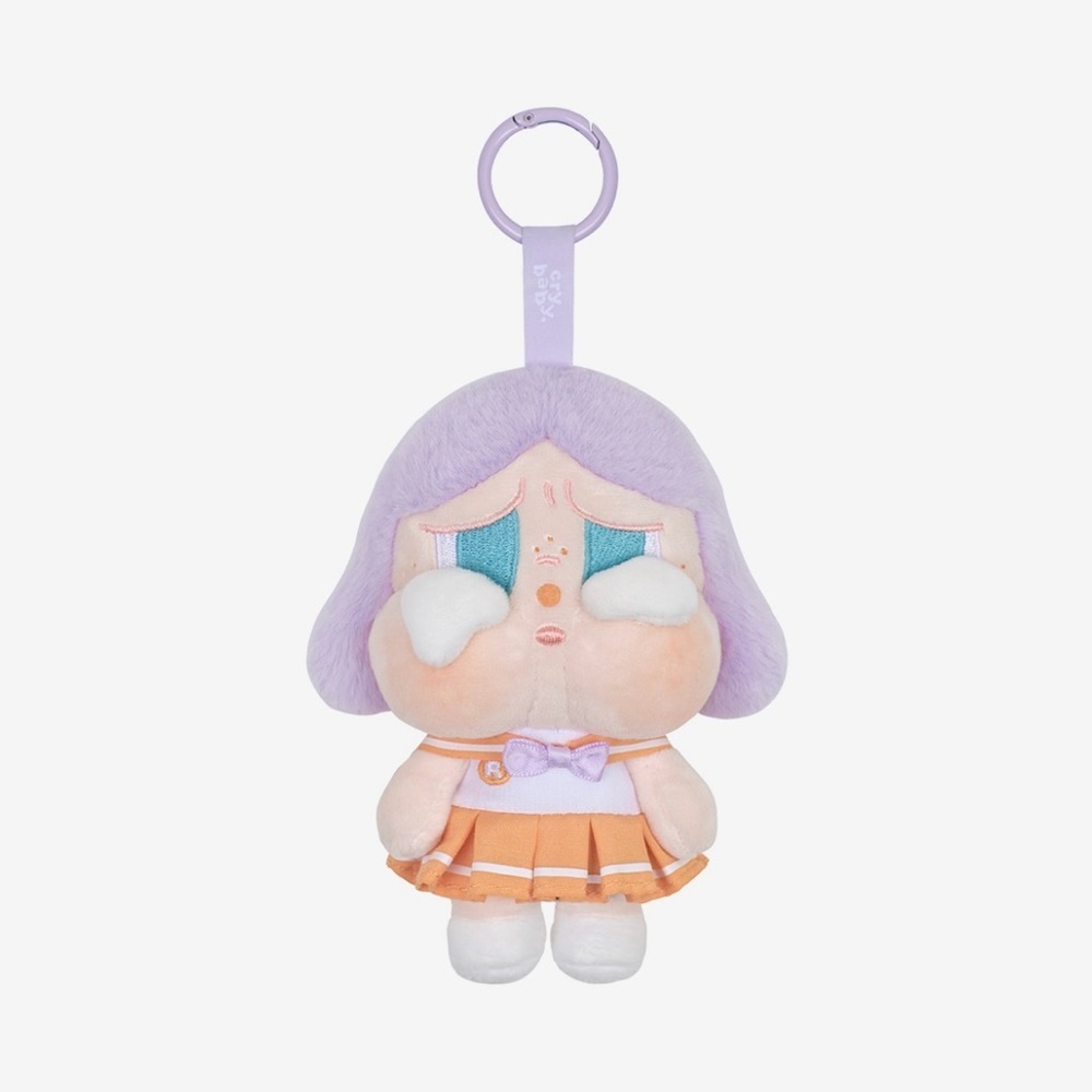 Pop Mart Crybaby Sunset Concert Series Plush Pendant - Bright Orange